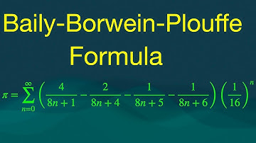The Baily-Borwein-Plouffe Formula: Compute Digits of Pi Without the Previous Ones