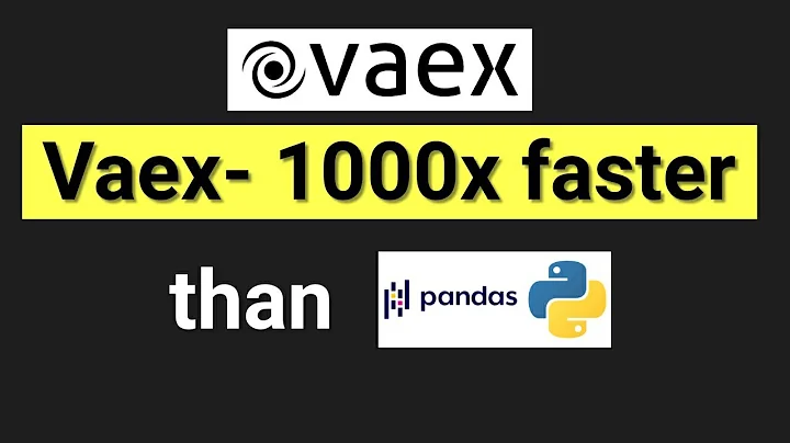 Vaex- 1000x faster than Pandas | Machine Learning | Data Magic