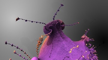 3D FRACTAL ANIMATION: "ALIEN PLANTS MORPH # 1" (3D FracWorld Series)