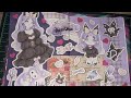 Stickers journaling with me part 9 beorigami cute journalwithme craft asmr