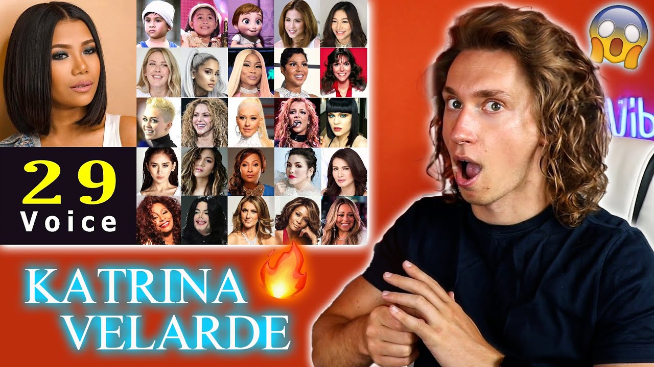 KATRINA VELARDE - 1 GIRL / 29 VOICES 🔥| Singer Reaction!