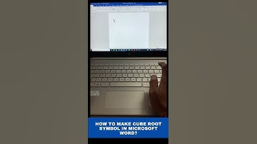 How to make cube root symbol in Microsoft word?