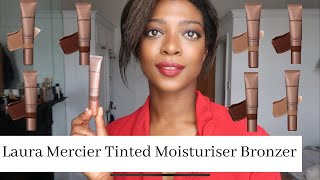 New! Laura Mercier Tinted Moisturiser Bronzer Review | Sunspell Swatches + Demo