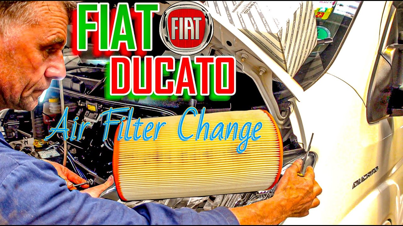 Замена воздушного фильтра FIAT DUCATO для автодома, кемпера и фургона