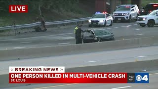 Fatal 3 car crash shuts down WB I-70 at Salisbury