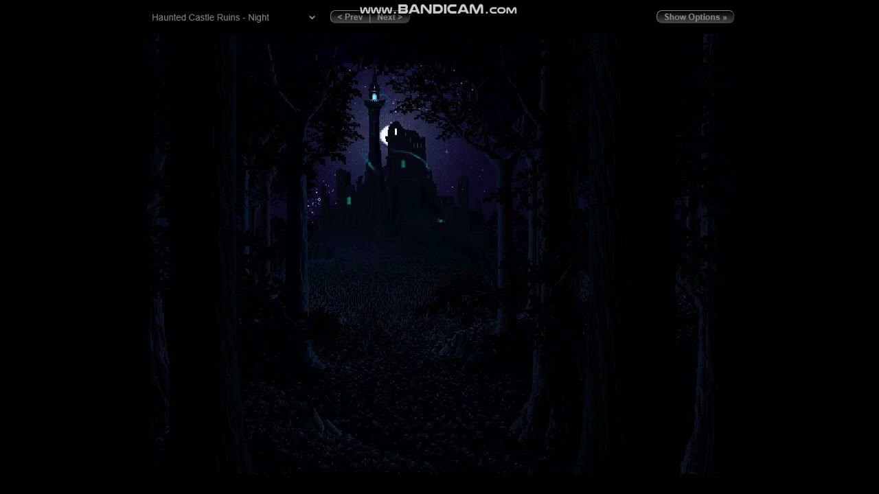 haunted castle  8 bit Palette Color Cycling