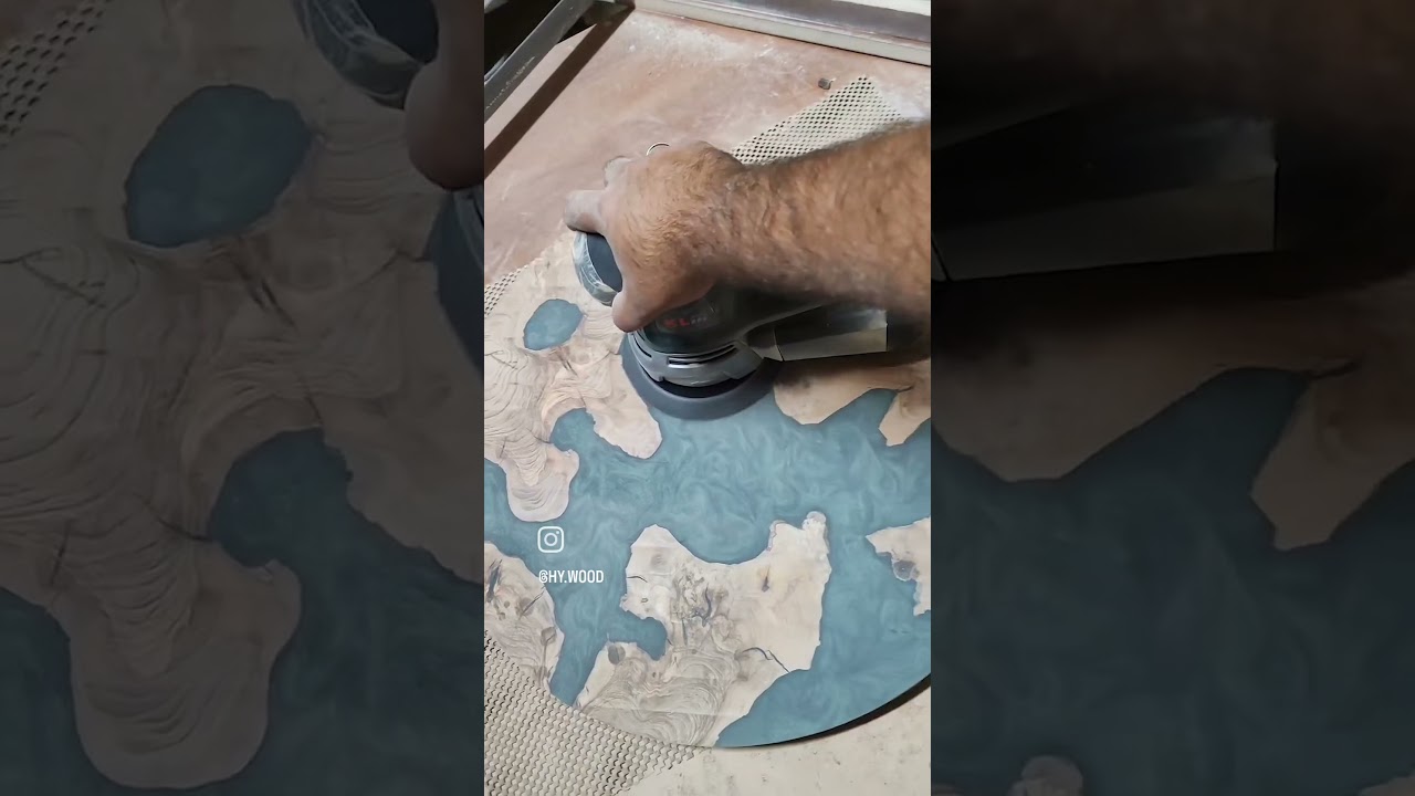 Epoksi Zeytin Ağacı Sehpa Yapım Aşaması (Epoxy Olive Tree Coffee Table Making Phase  )