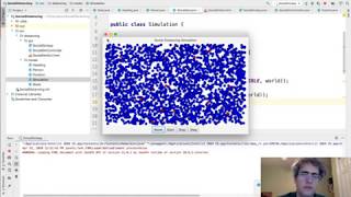 Social Distancing Simulation in JavaFX: 3 - GUI, Controller, and Movement