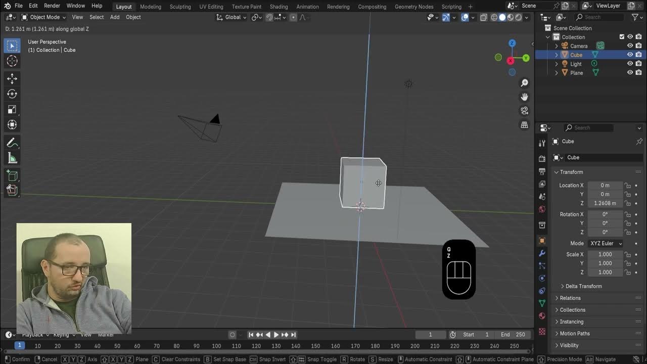 Blender set origin to bottom of object YouTube