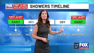 FIRST ALERT WEATHER: WEDNESDAY with more rain, storms on the way