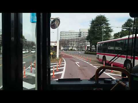 【前面展望】名古屋市交通局バス🚌 基幹2系統バス 猪高車庫行 名古屋駅バスターミナル(名古屋市中村区)→猪高車庫バス停(同市千種区) "Key Route Bus No.2" Front View