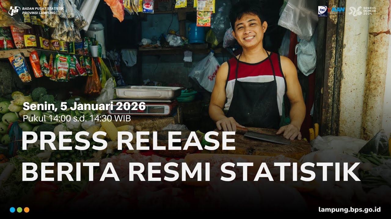 Rilis Berita Resmi Statistik Provinsi Lampung | 5 Januari 2026