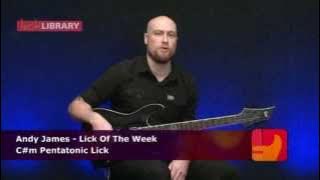 Andy James Pentatonic Shred Lick With Free TAB