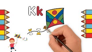 How To Draw Colorful Kite For Kids kite coloring coloring pages for kids