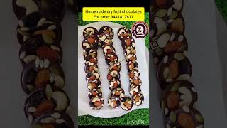 homemade dry fruit chocolates #chocolate #homemadechocolates #food #gift #dryfruit #healthy #shorts