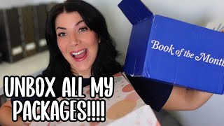 OPEN PACKAGES WITH ME - BOOKS, NAILS, LASHES, & HOLIDAY DECOR!