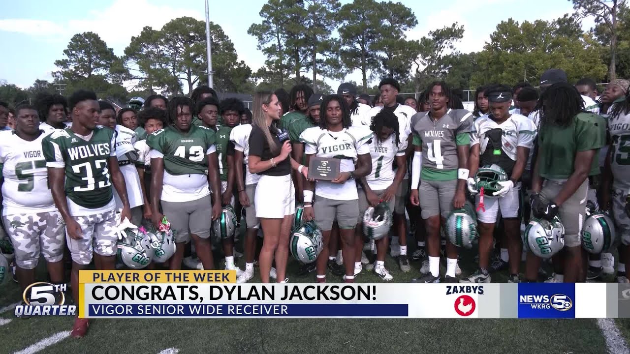 Zaxby's Player of the Week: Dylan Jackson, Vigor WR