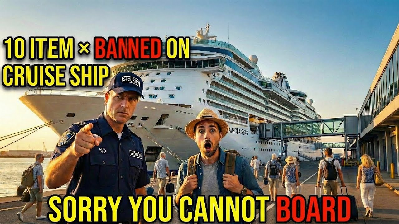 10 Items BANNED on Cruise Ships 🚫 | Don’t Bring These on Your Cruise 