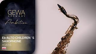 GEWA Germany Eb-Alto Saxophone for Children AS655 Ambition