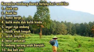 tembang daerah batang hari 9 sumsel, lagu Kumpulan lagu sedih cip. Ali Imron