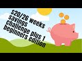 Beginners Savings Challenge! $20.00/26 weeks plus 1 savings! Will this work for me?🤷🏽‍♀️