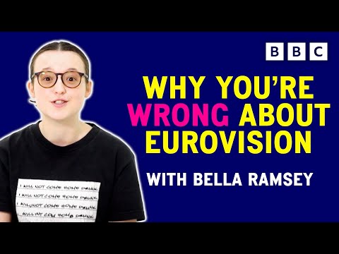 Bella Ramsey explains why you're WRONG about Eurovision ? BBC