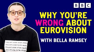 Bella Ramsey explains why you're WRONG about Eurovision 💀 BBC