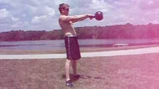 Kettlebell Two-Hand Swing - 70 Lber
