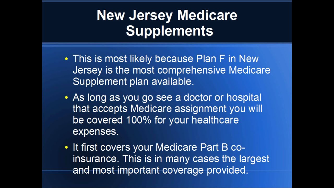 New Jersey Medicare Supplements YouTube