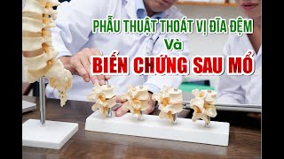 QUY TRÌNH PHẪU THUẬT THOÁT VỊ ĐĨA ĐỆM VÀ BIẾN CHỨNG HẬU PHẪU| THOÁT VỊ ĐĨA ĐỆM - PHẦN 5