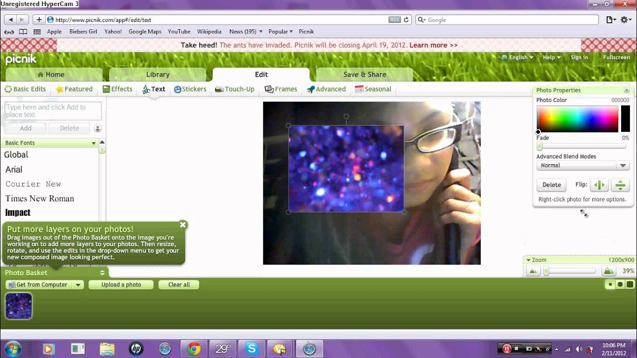 How To Overlay On Picnik YouTube
