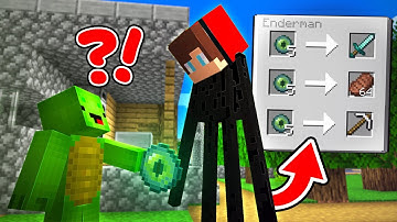 How JJ Pranked Mikey with Morph Mod in Minecraft - It