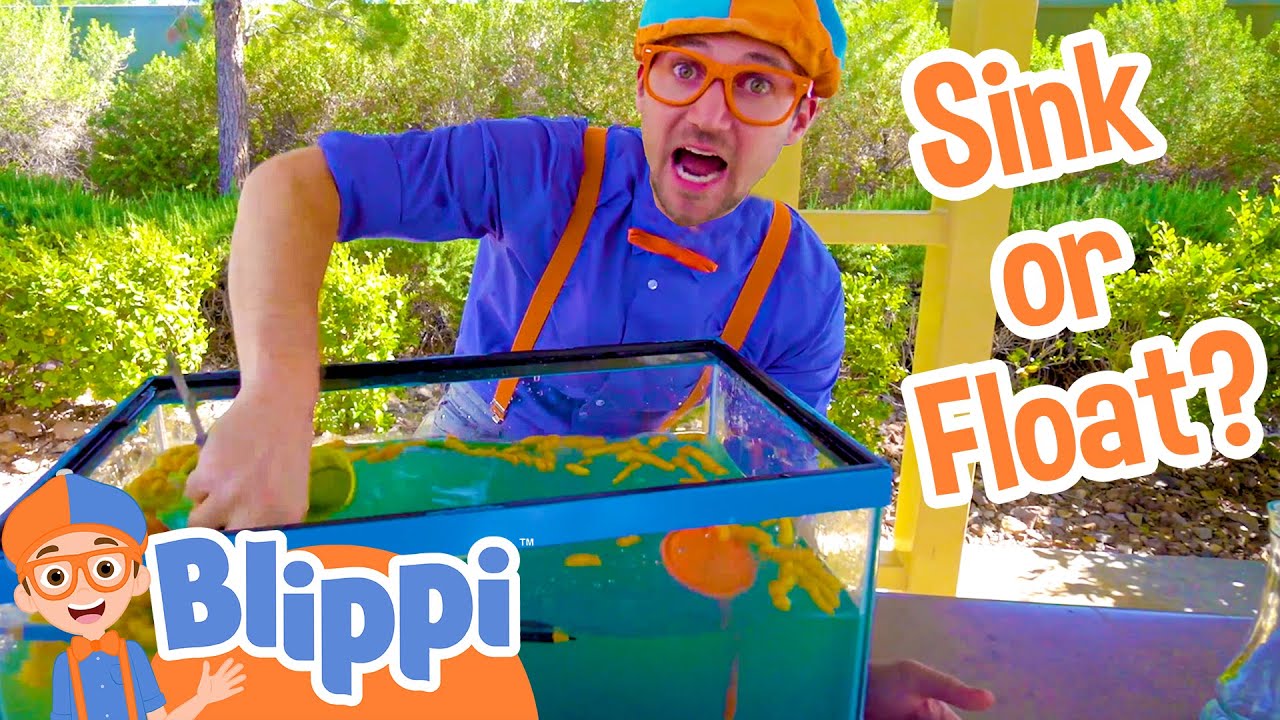 Science Videos for Kids with Blippi | Sink or Float