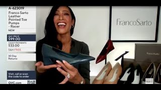 Franco Sarto RACER PUMP on Shoe Shopping with Nancy Toon and Jeannette Josue on QVC