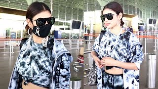 Mouni Roy In Black Eyewear Snapped Outside Airport While Leaving For Dubai To Meet Her Boy Friend