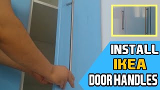 How To Install Wardrobe Door Handles Ikea Pax Part 2 Hd