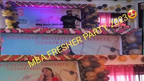MBA Fresher Party at Siddharth University in Kapilvastu! #siddharthuniversity #mba #fresherparty2023