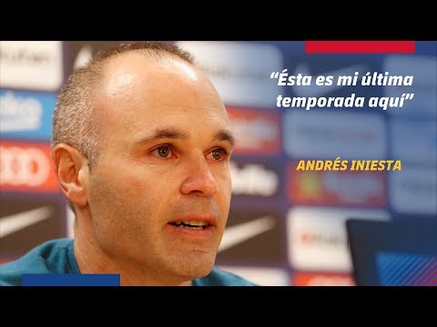 RUEDA DE PRENSA | Andrés Iniesta anuncia su adiós al FC Barcelona