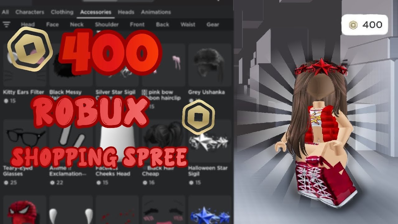 ੈ ‧₊˚roblox shopping spree˚₊‧ ੈ [400 robux] - YouTube