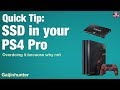 Quick Tip: SSD in your PS4 Pro