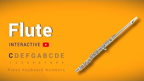 YouTube Flute - Play on YouTube with your number keys