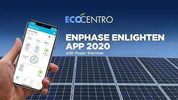 Enphase Enlighten monitoring system 2020 with Roger Sherman