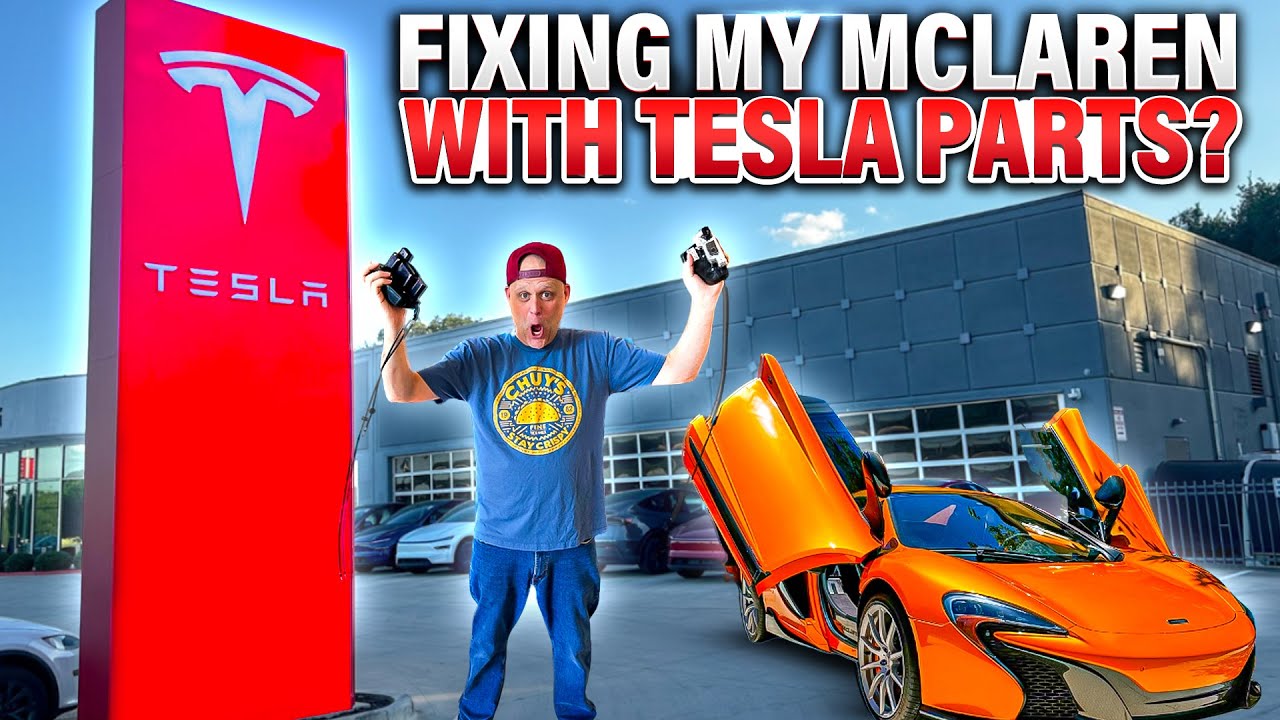 Can Tesla Parts Really Fix a McLaren Door?