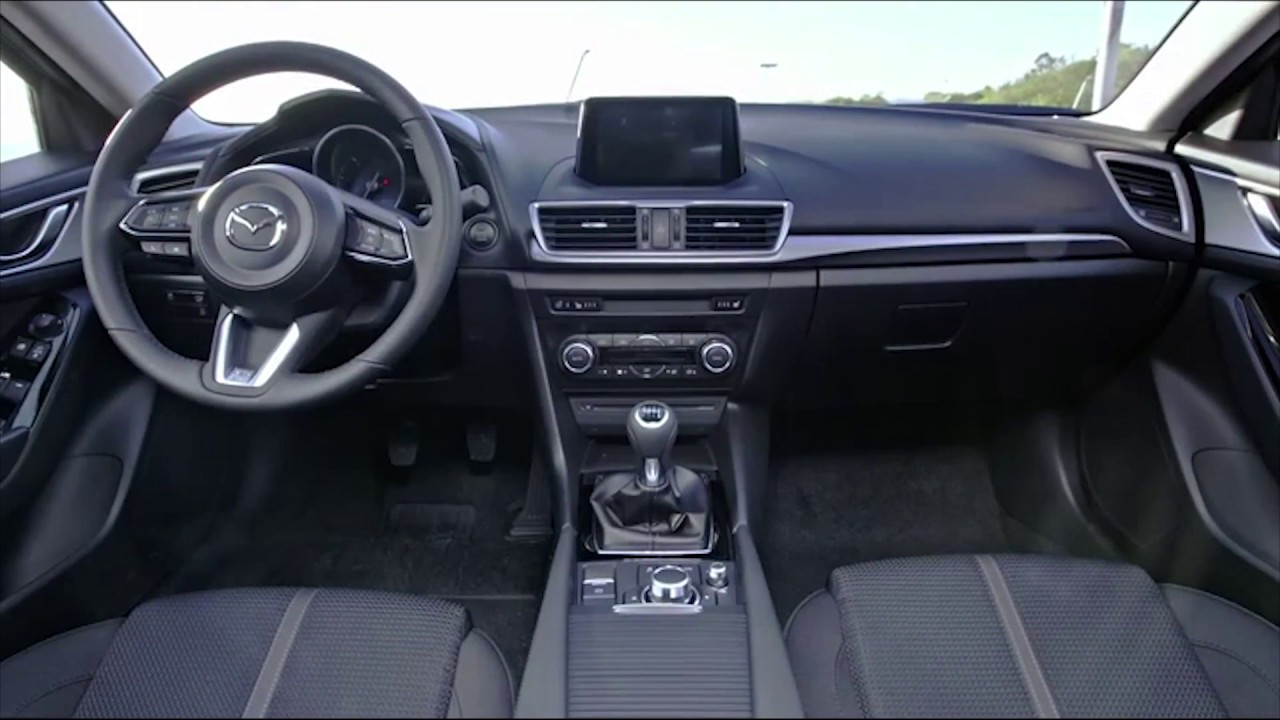 2017 Mazda 3 Sedan Eternal Blue Midgrade Interior Design Trailer Automototv