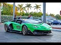 Lamborghini SIAN, Huracan STO, Bugatti Chiron, LaFerrari, Ferrari F40 Supercars Drive By Compilation