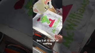 Day 2 of 12 days of crafting Garden Flag