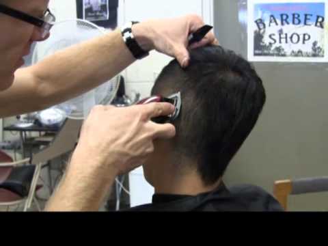 Faux Mens Mohawk Fade Frohawk Haircut Clipper Line Up Video