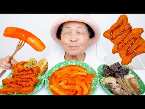 영원씨 떡볶이,튀김,순대 먹방 トッポッキ,揚げ,スンデ 食う Tteokbokki,fried foods,<strong>Sundae</strong>  mukbang ASMR