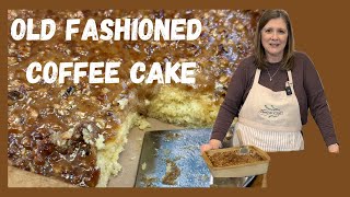 Old Fashioned Coffee Cake, Vintage Good Housekeeping Recipe