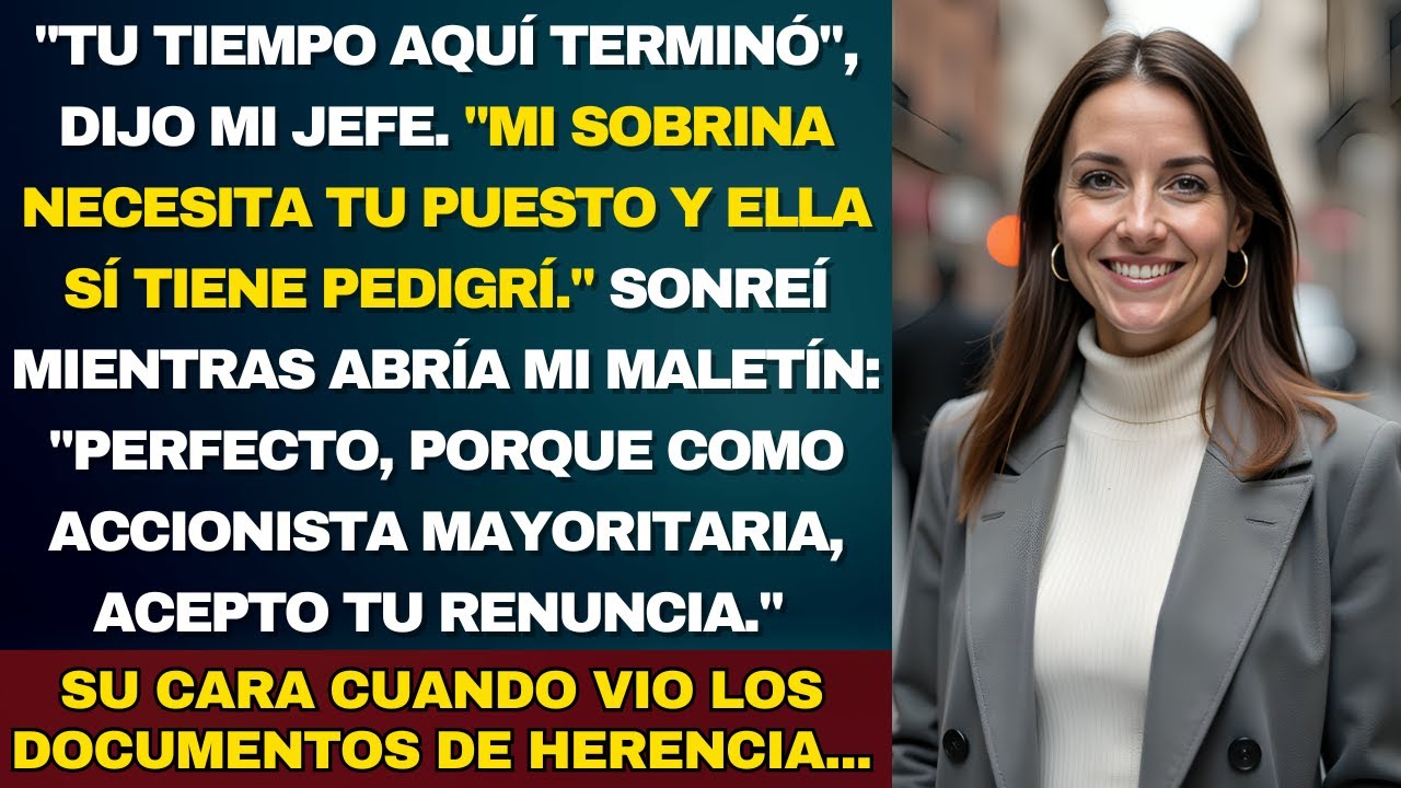 Mi Jefe Me Despidió Por Su Sobrina—Era Dueña del 40% de La Empresa.